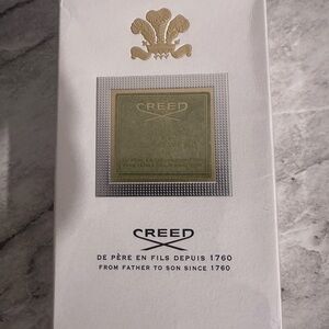 Creed Fragrance Box with Black and Gray Text